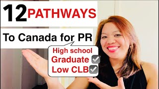 PATHWAYS TO CANADA FOR PERMANENT RESIDENT | EASIEST WAY|HIGH SCHOOL GRADUATE OK|CLB4|sarah buyucan