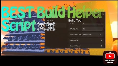 [Build Ur Base] Build Helper Hub Script!!! [DISCORD]