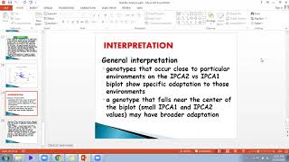 Details Stability Analysis for Agricultural Researches, AMMI Model, GGE Biplot Part 2/2 News
