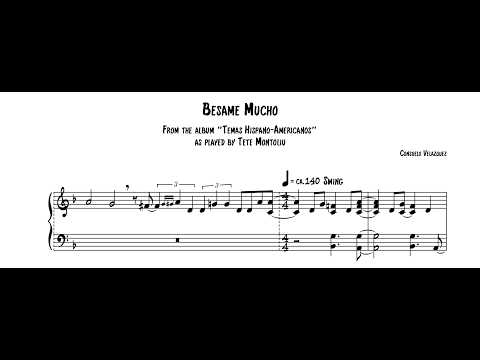 Besame Mucho (耳コピ/テテ・モントリュー) - アンドレア・ボチェッリ, Consuelo Velazquez