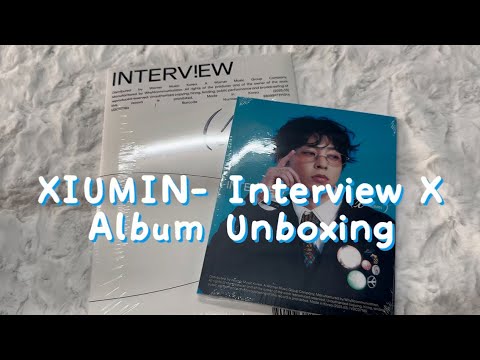 5/10 東京 ツーショ ミヌク UNBOXING] XIUMIN - [Interview X] ALBUM UNBOXING - YouTube