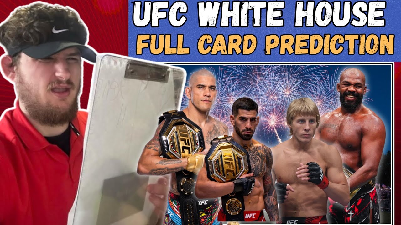UFC White House card Prediction!! (I COOKED)