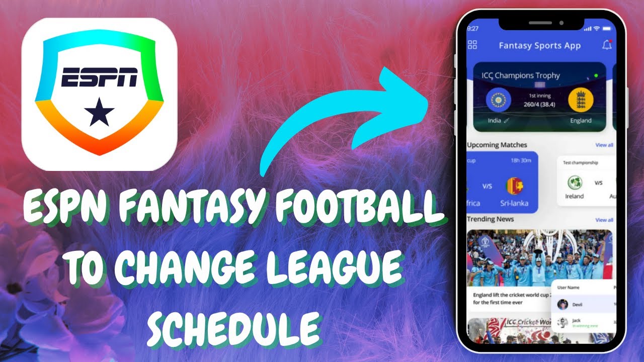 How to Change the League Schedule in ESPN Fantasy Football - Here's How - 2025