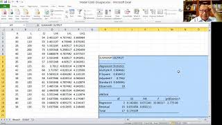 Menduga fungsi produksi Cobb Douglas dengan Excel screenshot 3