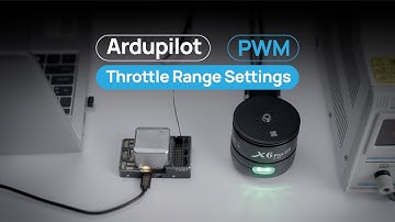 How to set PWM throttle range on Ardupilot for HOBBYWING drone integrated propulsion system？