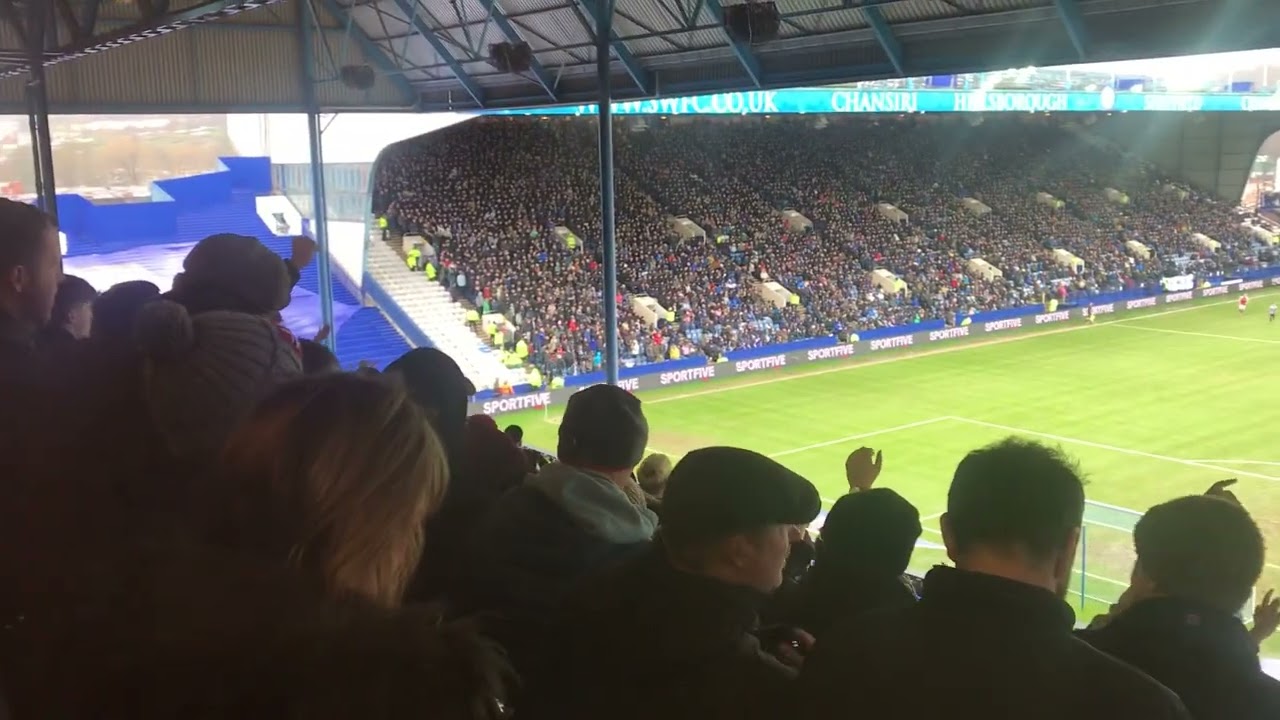 Sheffield Wednesday 0-2 Rotherham United millers fans singing