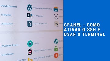 CPANEL - COMO ATIVAR O SSH E USAR O TERMINAL