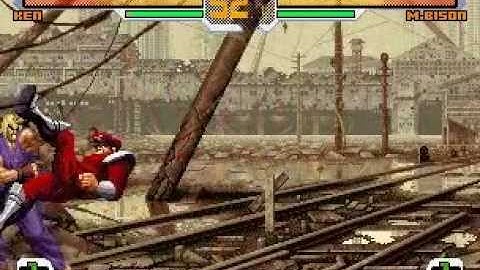 SNK vs. Capcom: Chaos - Ken Masters vs. Bison