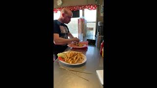 BEAT THE TIME LIMIT AND IT'S FREE 🍔 | $55.99 JJ BURGER San Juan Bautista California | #Shorts
