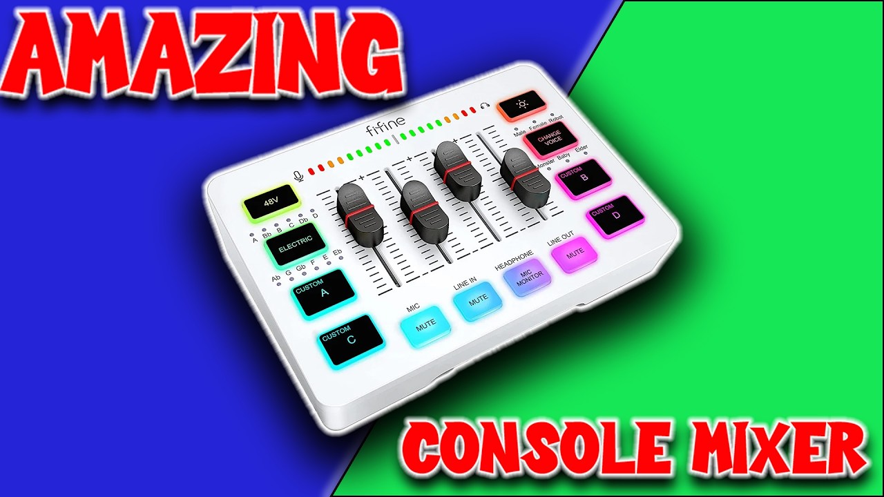 Budget | STREAMING and CONSOLE Audio Mixer | FiFINE SC3