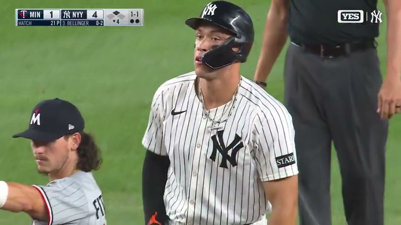 Judge steals his seventh base of the season