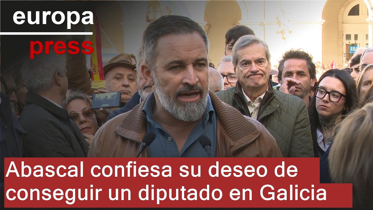 Abascal reconoce que tiene "una espinita clavada en Galicia" y confía en lograr un diputado