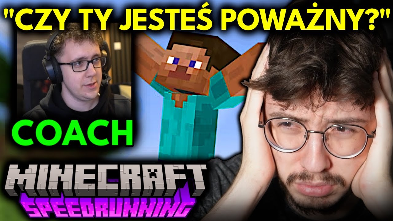 Mój Pierwszy Coaching Speedrunowania Minecrafta z Mokrym Sucharem