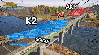 Wow!! New AR! K2 vs AKM Bridge Battle!! who will win??