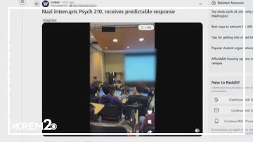 UW students confront man who disrupted lecture with Nazi salute