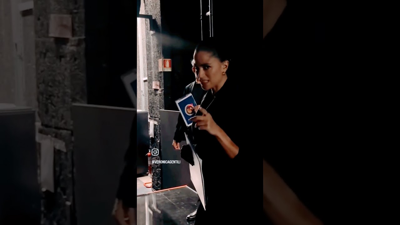 backstage isola dei famosi con Veronica Gentili