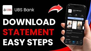 How to Download UBS Bank Statement PDF !