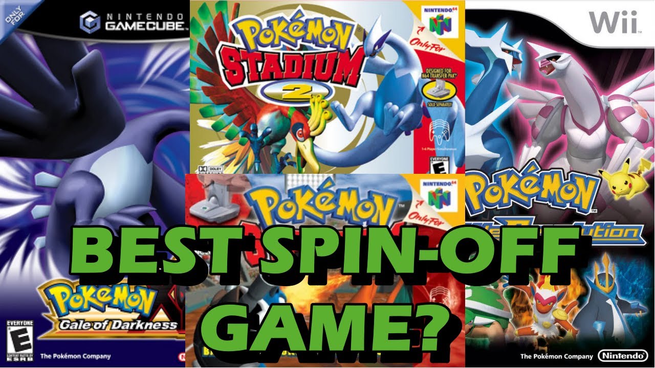 Ranking The BEST Pokemon Spin off Games!