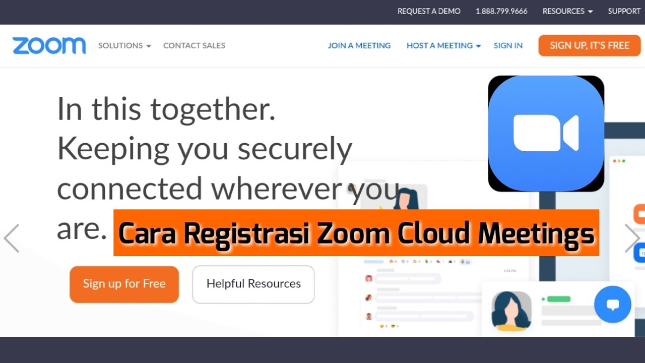 Cara Registrasi Akun Zoom Cloud Meetings Daftar Zoom Cloud Meeting Lewat Hp Youtube