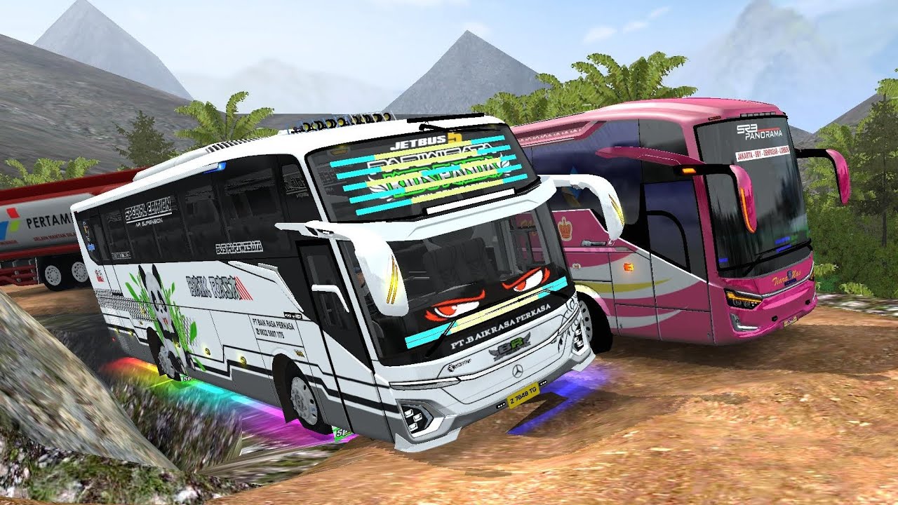 Game Bus Kids Panda Baik Rasa Telolet Basuri Tor Monitor Ketua 12 Not Hampir terguling - BUSSID