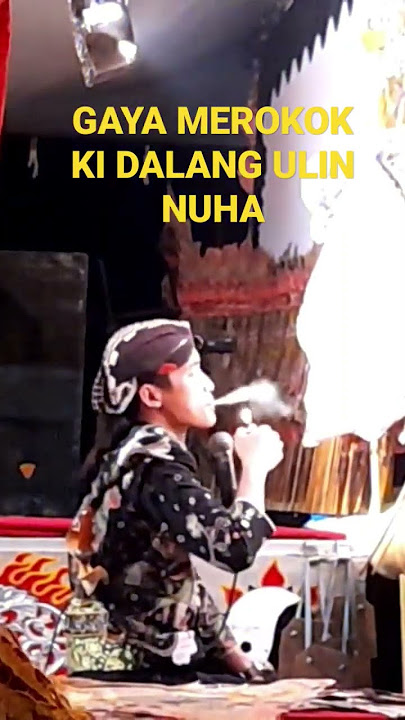 GAYA MEROKOK KI DALANG ULIN NUHA #shorts #wayangkulit #kidalangulinnuha