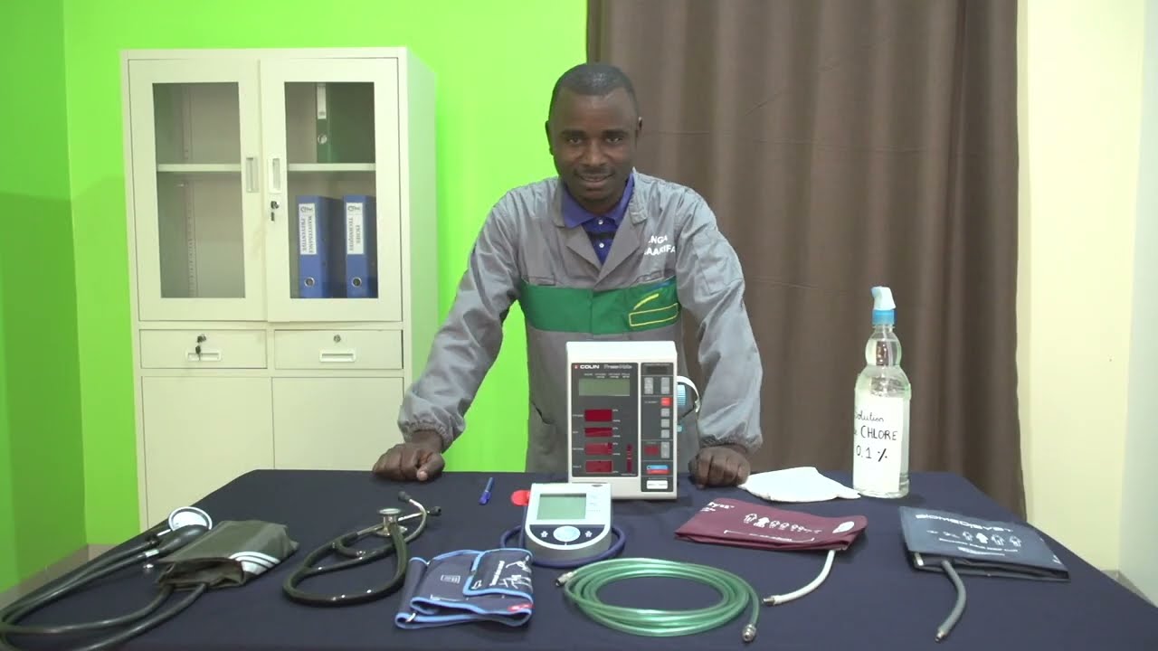 Tutoriel vidéo de maintenance préventive du Tensiomètre automatique - projet Jenga Maarifa 2