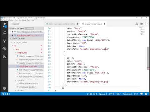 Angular 5 services tutorial