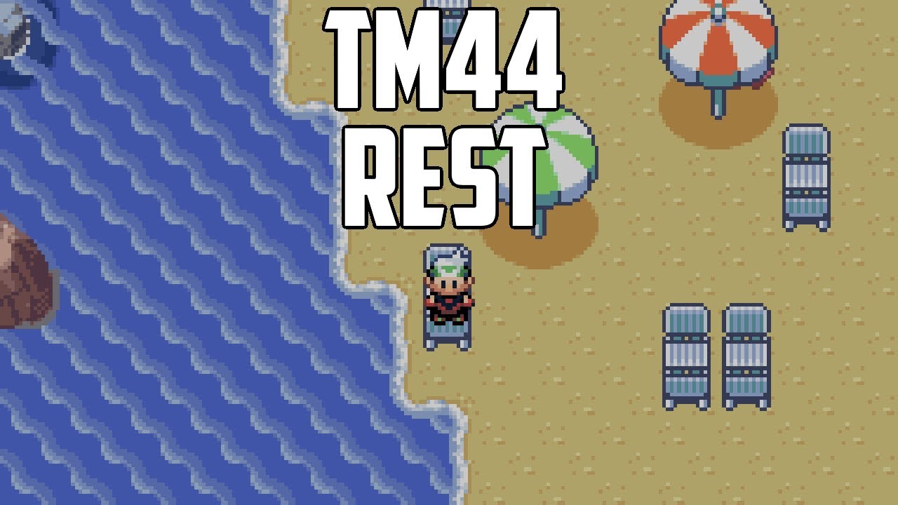 Where to Find TM44 Rest Pokémon Emerald YouTube