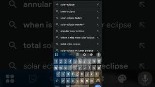 when you search solar eclipse on google or chrome this will happen #totalsolareclipse