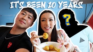Reuniting with my Youtube Bestie in America! (celebrating with chicken wings)