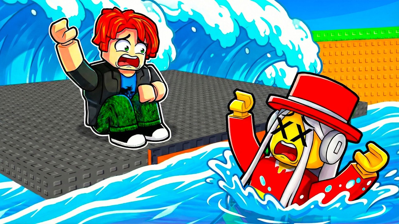 افعلها! 🌊 النجاة من تسونامي للحصول على جائزة سرية 🎁