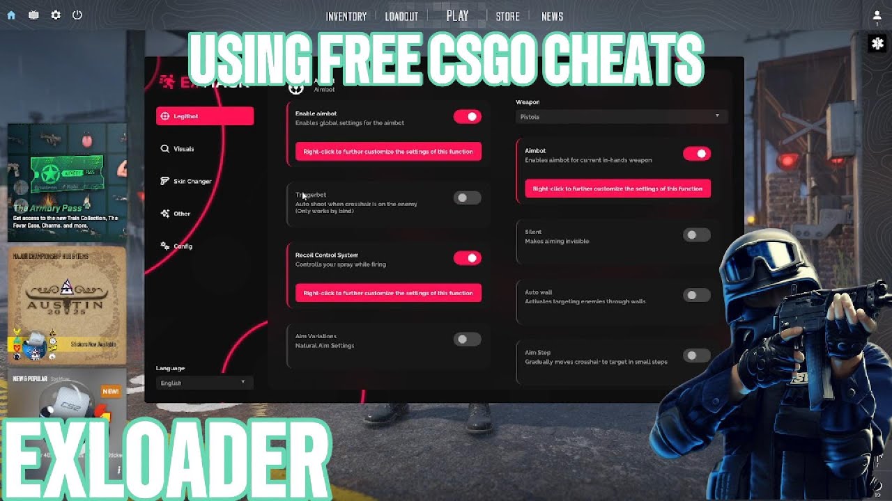 USING FREE CHEATS ON CSGO. - YouTube