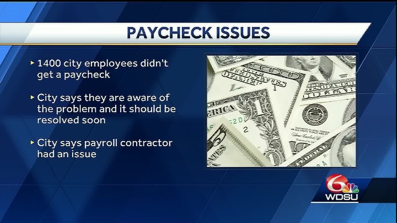 1,400 New Orleans city employees not paid after payroll error
