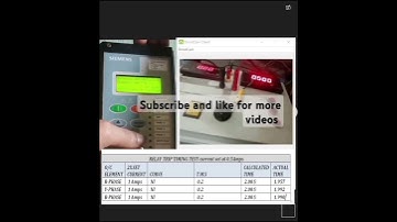 #omicron #substation #siemens #relay testing