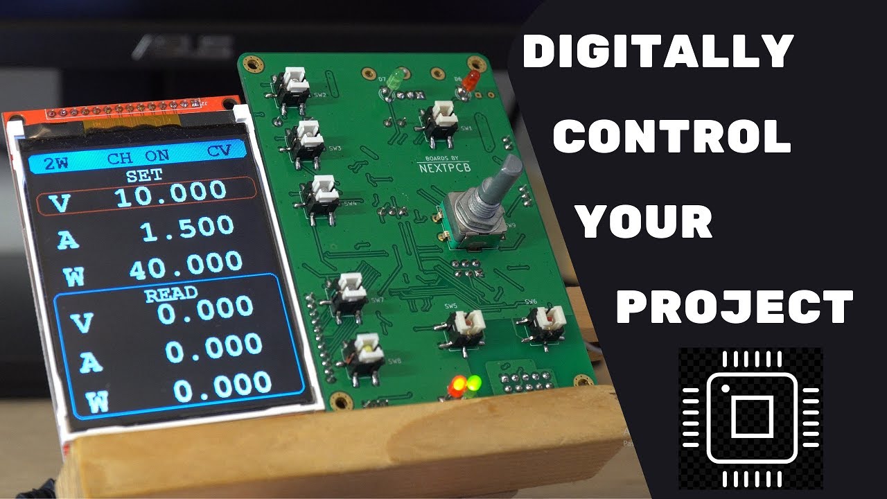 Using STM32F4 to control my digital power supply - 4K - YouTube