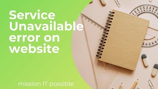 Service Unavailable error on website in Urdu screenshot 3