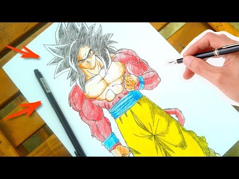 Como Desenhar Goku SSJ2 Passo A Passo Super Fácil 