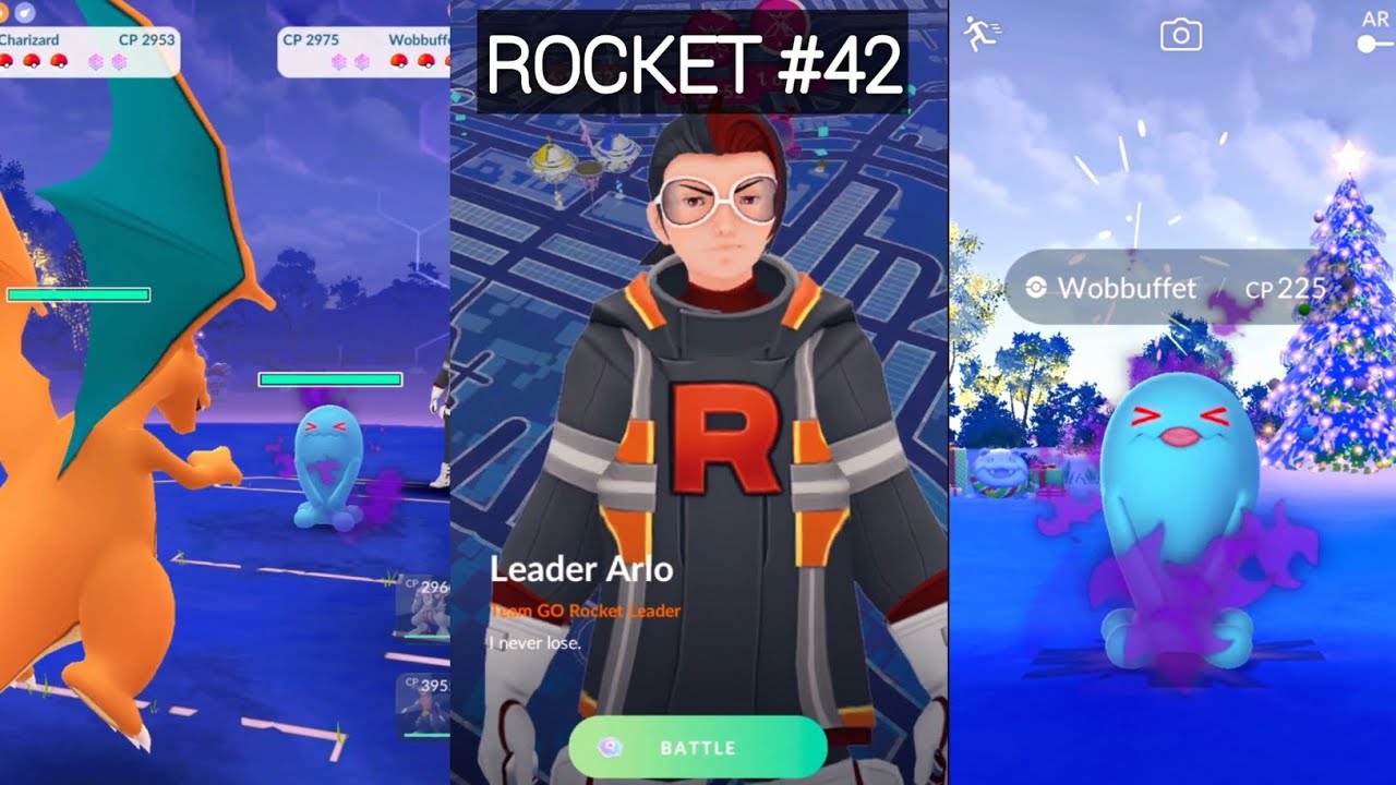 Beating Leader Arlo Wobbuffet CP 2.975 Team in Pokemon GO (2025) | Rocket Gameplay & Catching