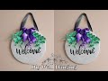 WELCOME DOOR HANGER | welcome craft ideas | welcome wall hanging | welcome board ideas