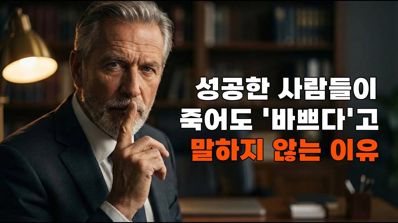 성공한 사람들이 죽어도 '바쁘다'고 말하지 않는 이유