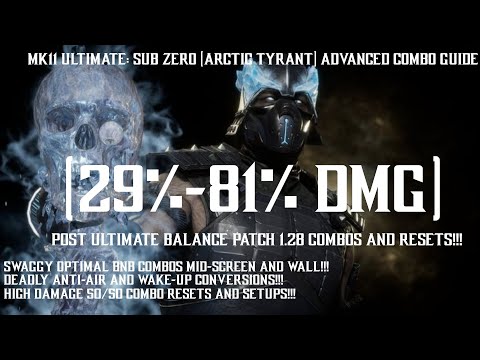 MK11 Ultimate: Sub-Zero Advanced Combo Guide (CUSTOM VARIATION)