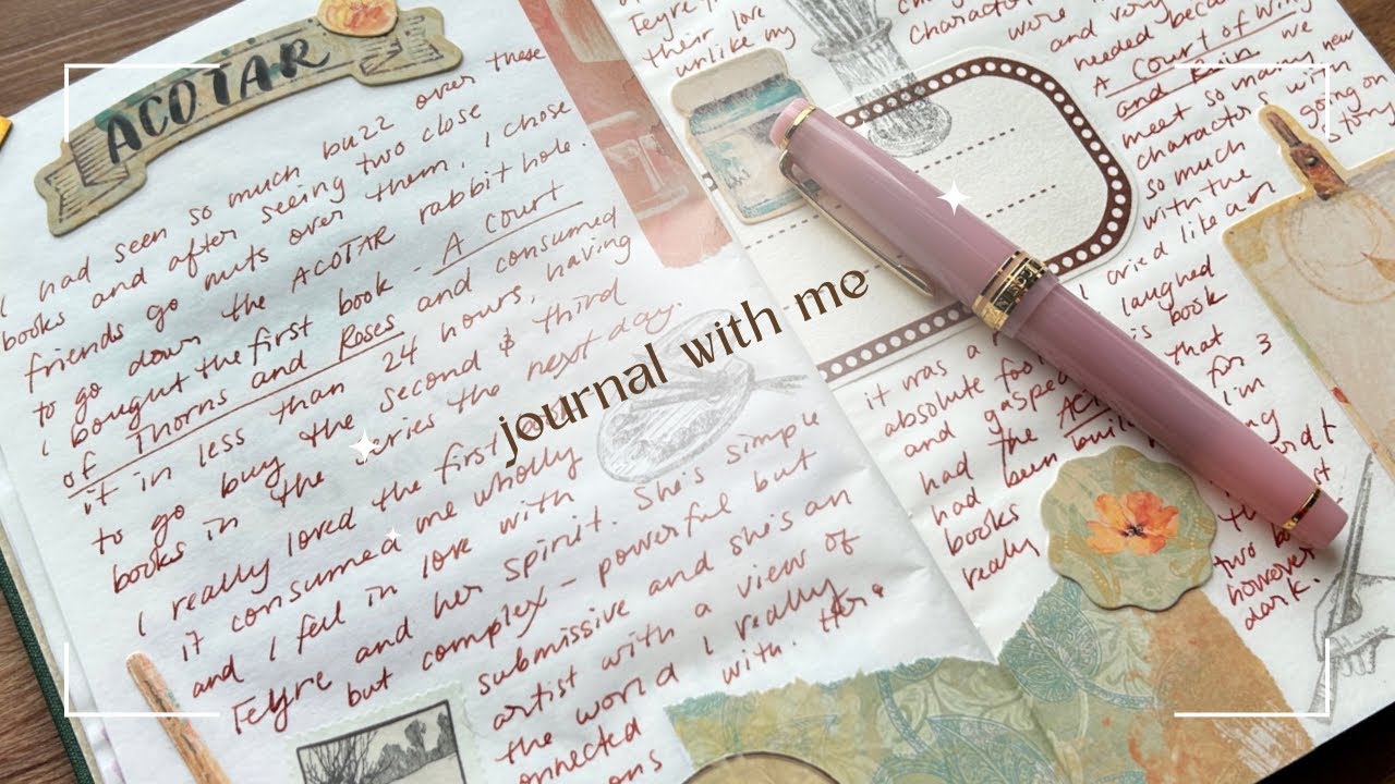 Journal With Me ACOTAR Onion Skin Journal YouTube