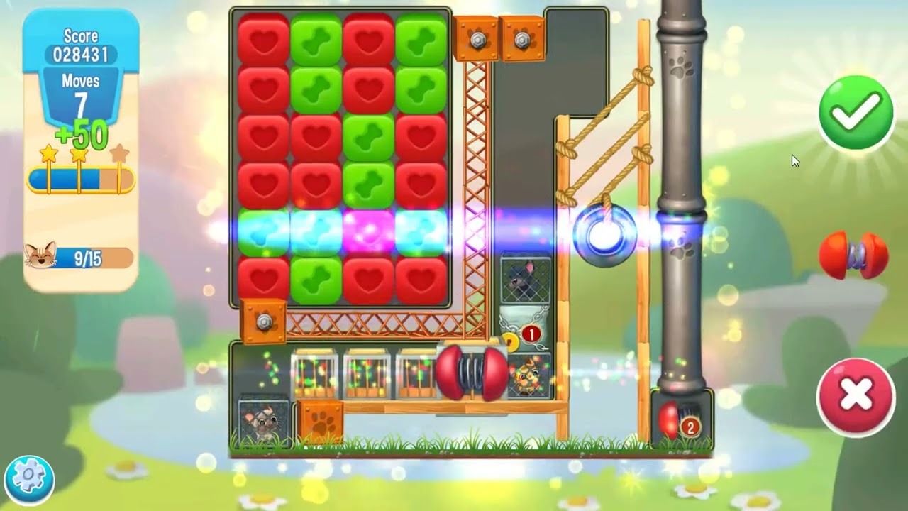 Pet Rescue Saga Level 8827 - NO BOOSTERS | SKILLGAMING ✓ - YouTube