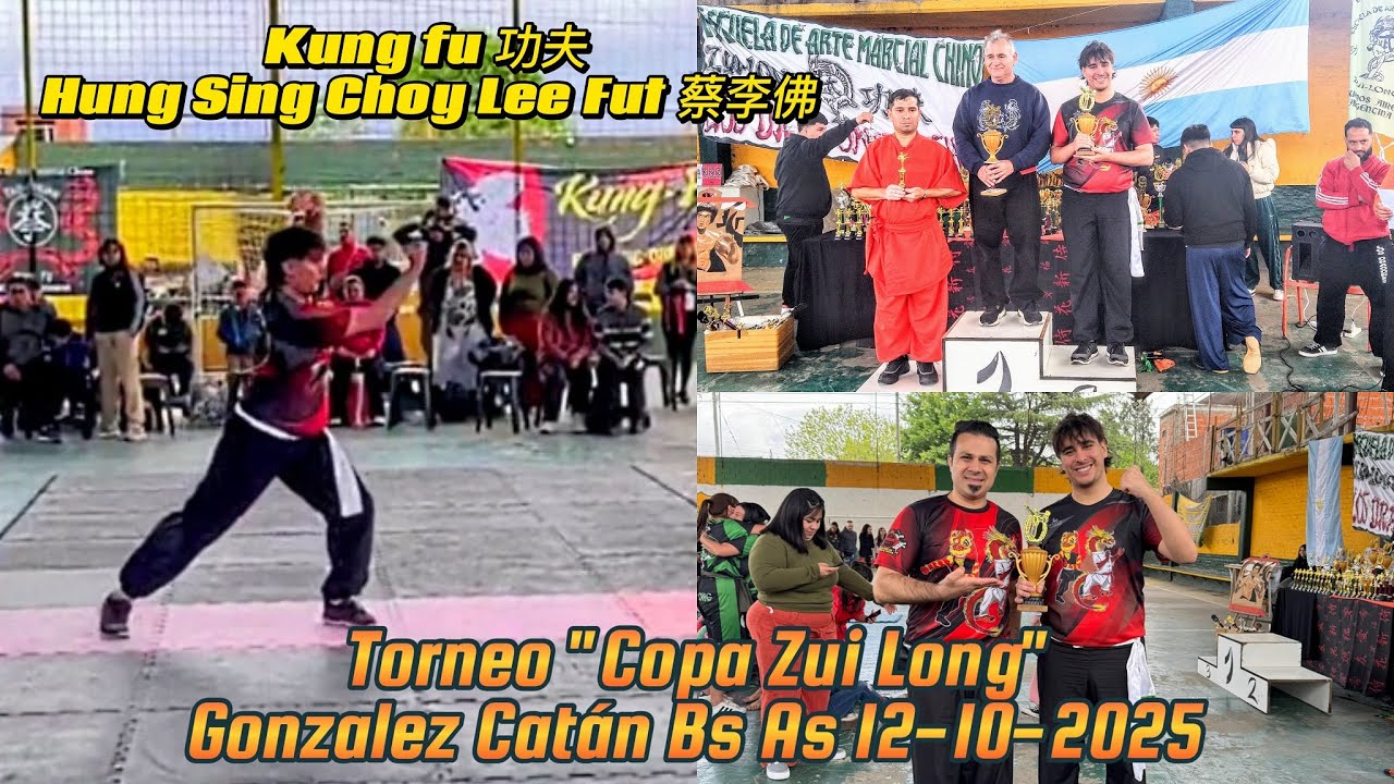 KUNG FU Choy lee fut Sub-campeón en formas - Copa "Zui Long" (González Catán 12-10-2025)