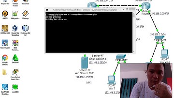 Program chat server dan client mengunakan pemograman UDP socket