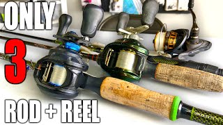 The ONLY 3 ROD and REEL Setups you NEED for Bass