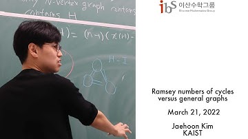 2022.03.21, Jaehoon Kim (김재훈), Ramsey numbers of cycles versus general graphs