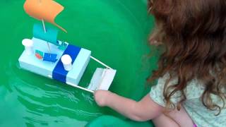 paddle boats at Curtis Memorial Library 720p