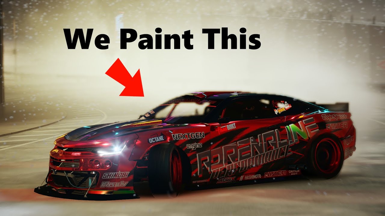 CarX Street | Widebody Chevy Camaro | Adrenaline Paintjob Timelapse