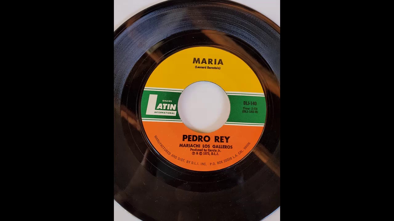 Pedro Rey Singer Pedro Rey Canta--- Maria - YouTube